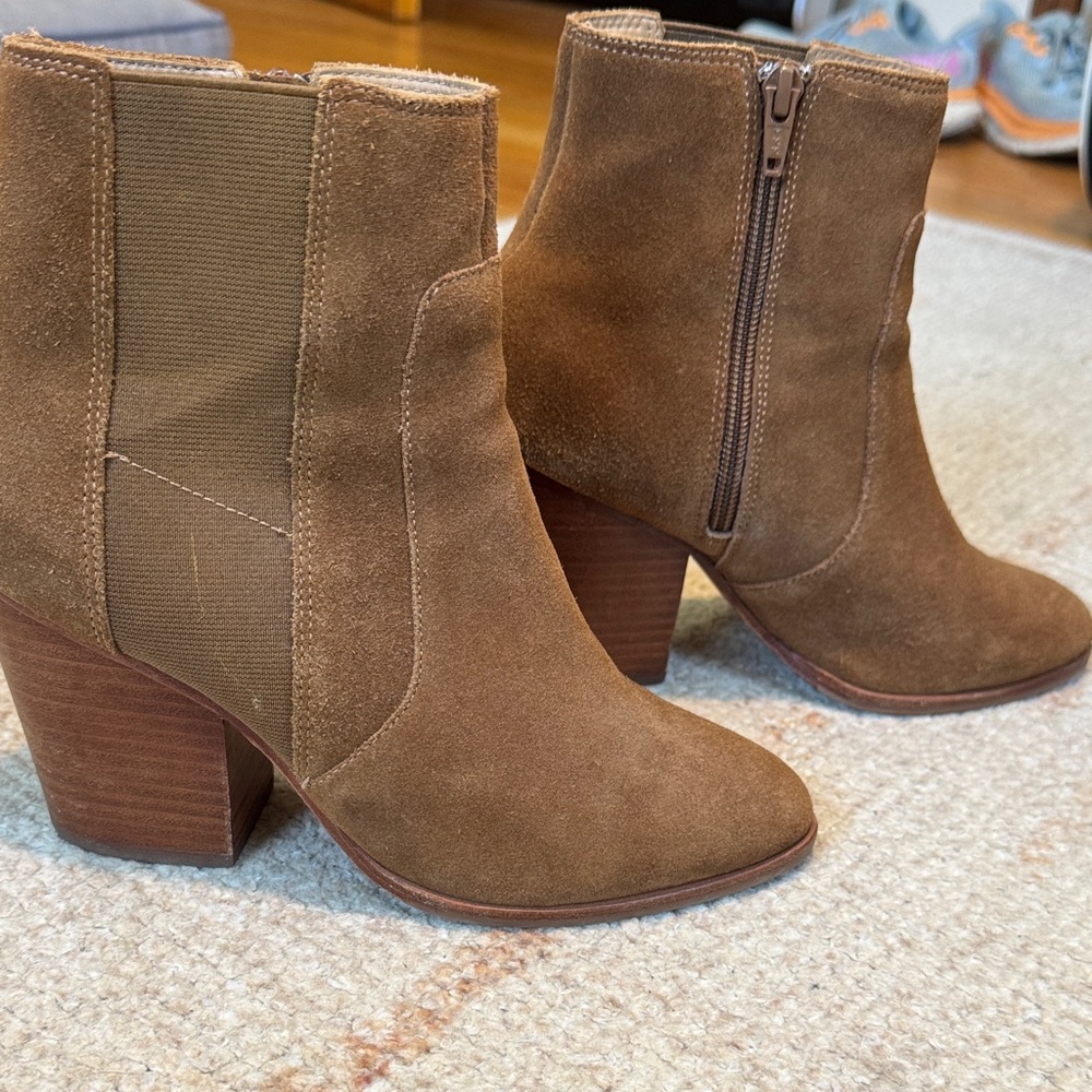 Soludos Brown Suede Ankle Boots